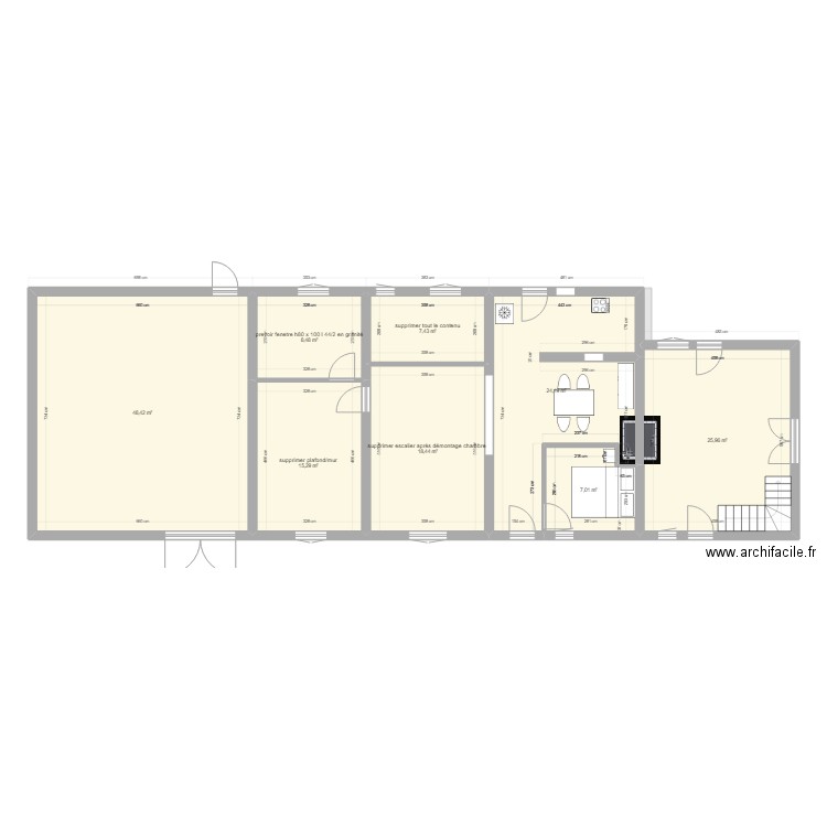 laborde plan pendant travaux. Plan de 0 pièce et 0 m2
