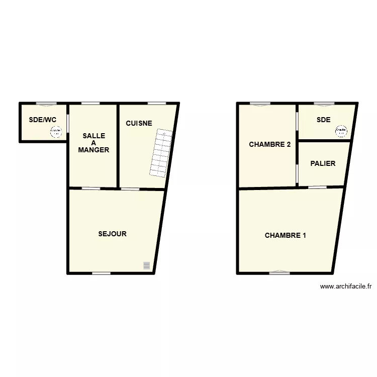 MOREAU PORNIC. Plan de 