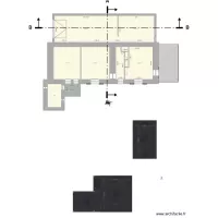 maison trait de coupe