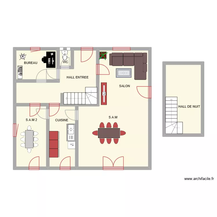 plan Marcil. Plan de 7 et 79 m² plan Marcil. Plan de 7 et 79 m²