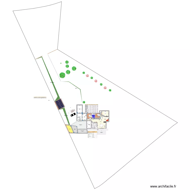 MAISON VSL rte Monflanquin abri. Plan de MAISON VSL rte Monflanquin abri. Plan de