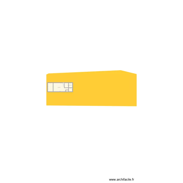 chalet. Plan de 2  et 136 m²