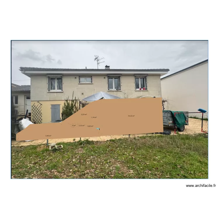COINEAU VALOINE. Plan de 