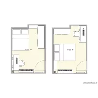 chambre cergy avec parquet