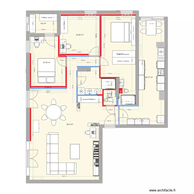 Gounon 072026. Plan de 8  et 116 m²