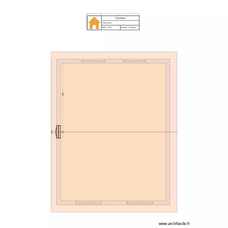 maison projet. Plan de 4  et 229 m²