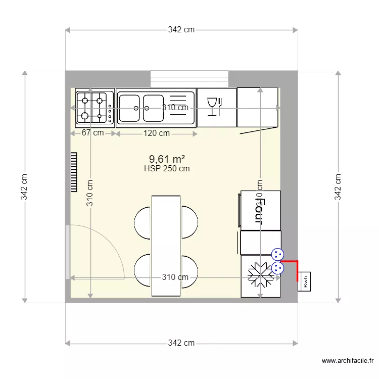 cuisine ballan.. Plan de 