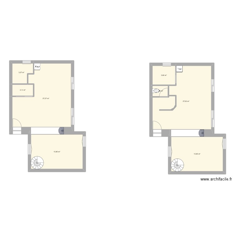 clm2. Plan de 8 pièces et 97 m2