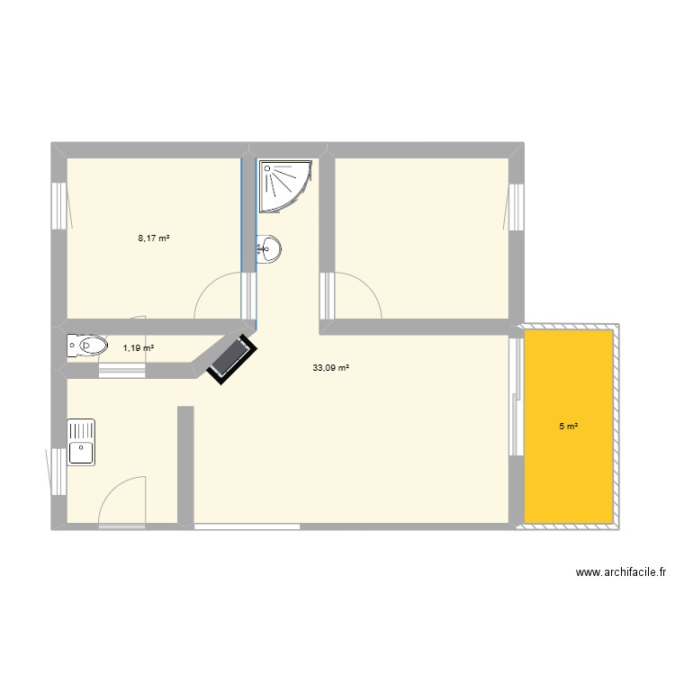 bouleaux 51. Plan de 0 pièce et 0 m2