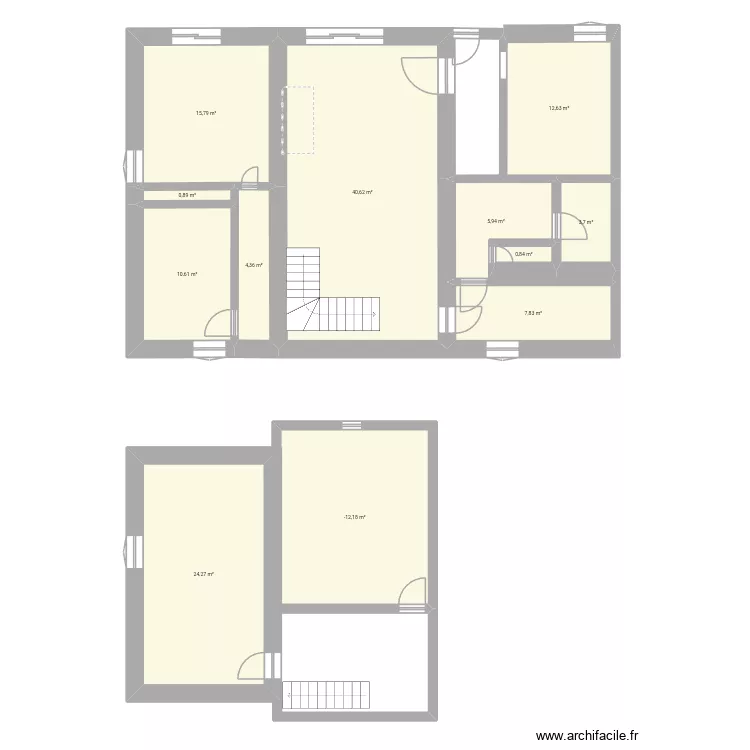 Maison magny sur tille 1. Plan de 12 Pièces et 151 m² Maison magny sur tille 1. Plan de 12 Pièces et 151 m²