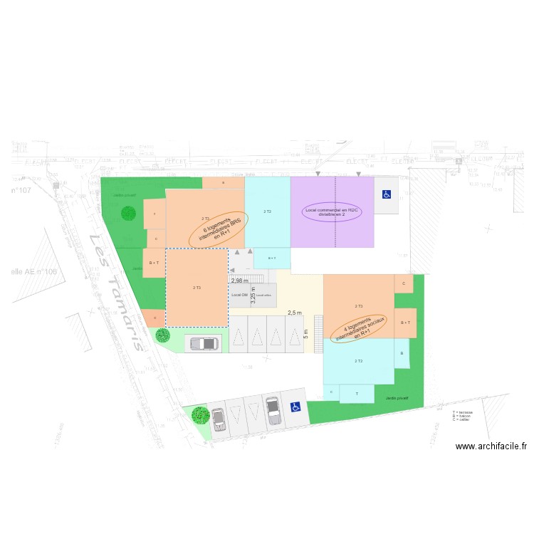 GIVRAND Centre bourg îlot Sud-Est-suite dernier rdv déc 23. Plan de 0 pièce et 0 m2