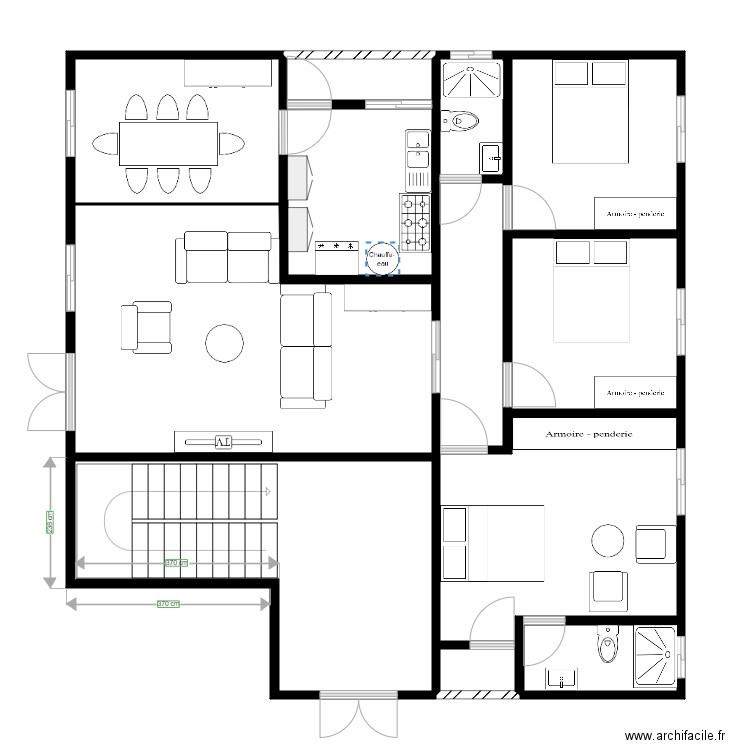 NKOMBO A. Plan de 0 pièce et 0 m2