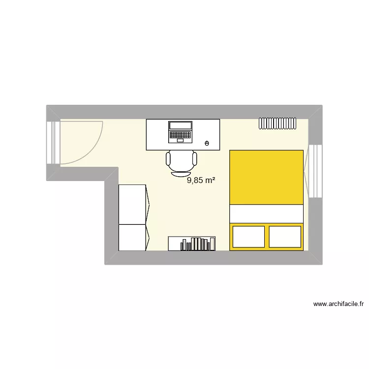 ch2-v2. Plan de 1  et 10 m²