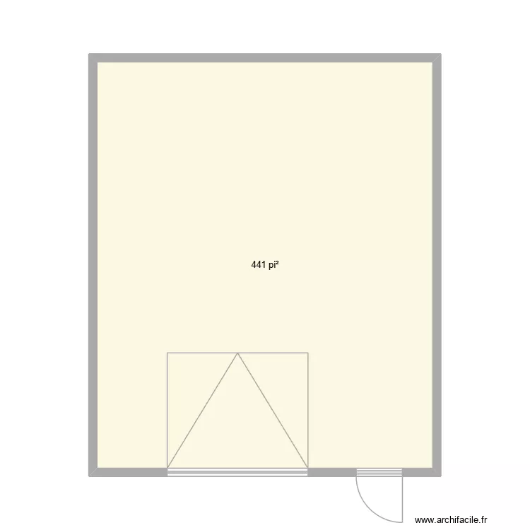 garage plan de sur pour porte NUMERO 1. Plan de 