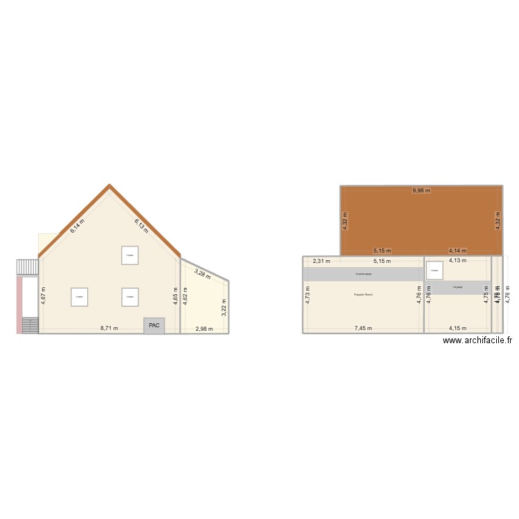 Osthouse façade 2. Plan de 6 pièces et 173 m2