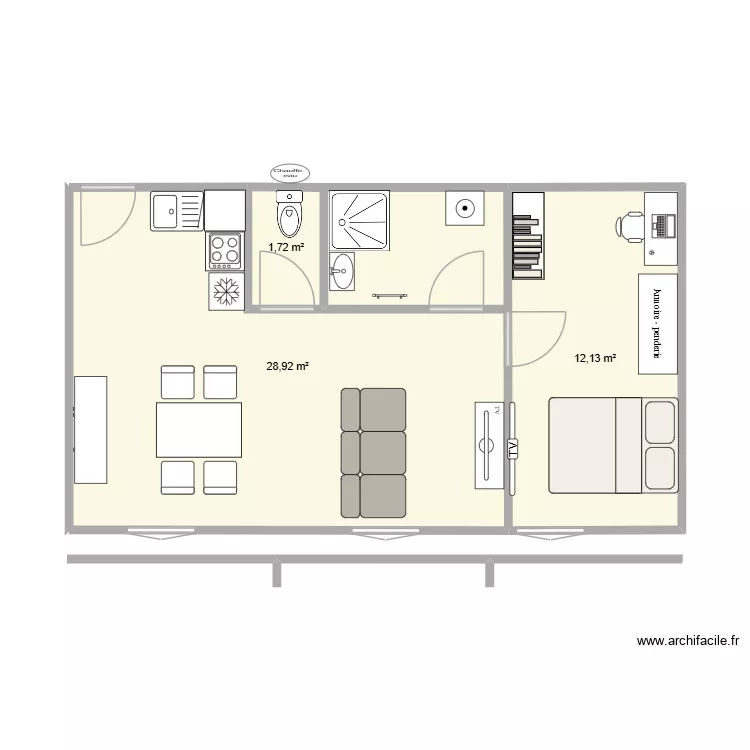 R+2 lot4 Yvetot 5. Plan de 3 et 43 m² R+2 lot4 Yvetot 5. Plan de 3 et 43 m²