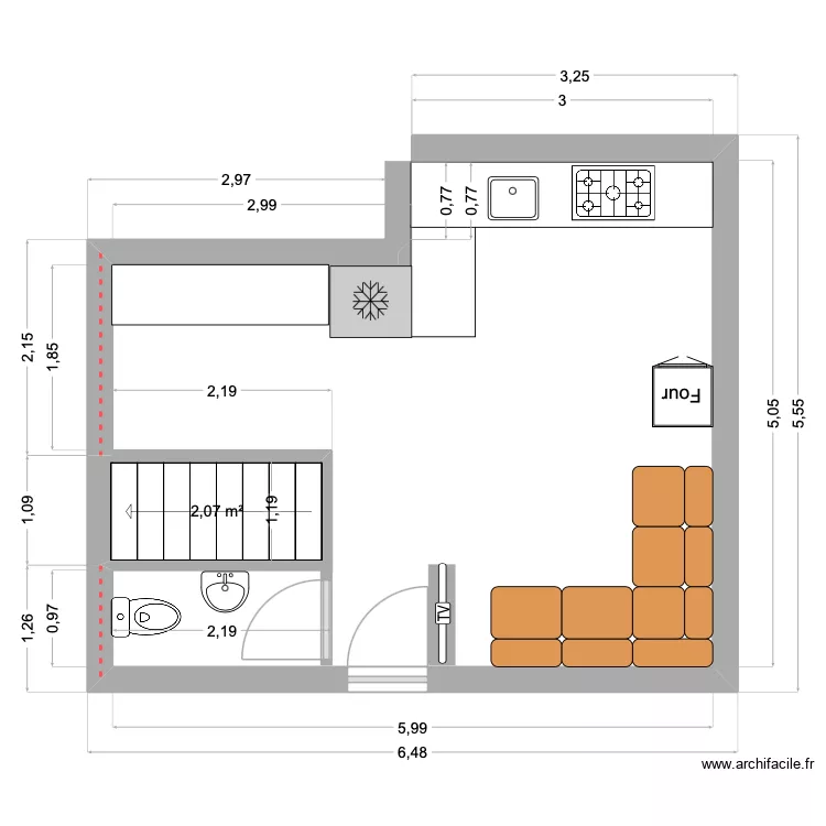 BIZ. Plan de 1 et 2 m² BIZ. Plan de 1 et 2 m²