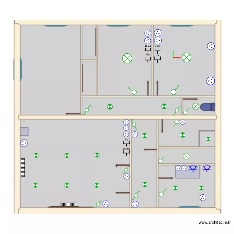 Maison Bert 2. Plan de 