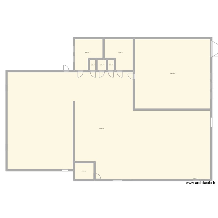salle de remise en forme beaupréau. Plan de 8 pièces et 569 m2