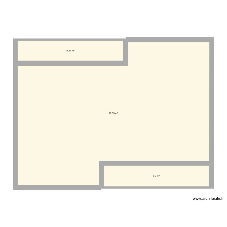 plan 1er &eacute;tage. Plan de 0 pièce et 0 m2