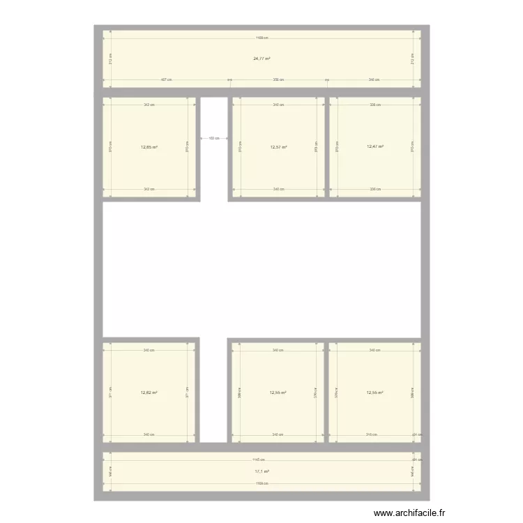 GG Level 1 v1.2. Plan de 8 pièces et 117 m²