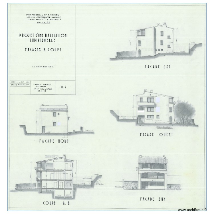 L'Arcade - Facades rectifiées. Plan de 0 pièce et 0 m2