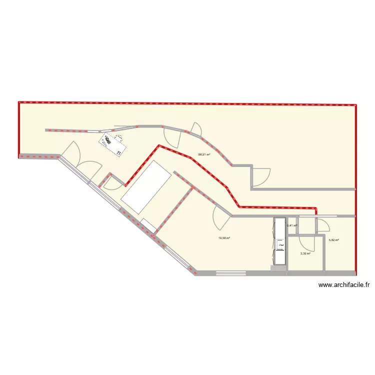 raph 6. Plan de 5 et 116 m² raph 6. Plan de 5 et 116 m²
