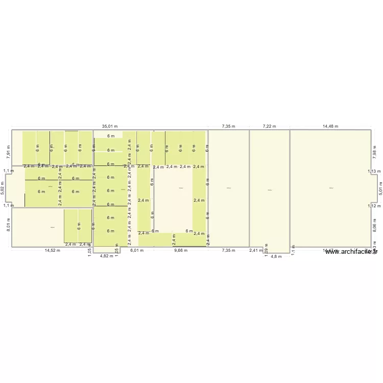 Hangar perpignan. Plan de 