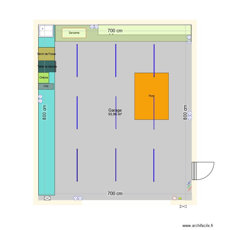 Implantation lumière MG 01 Septembre 2024. Plan de 0 pièce et 0 m2