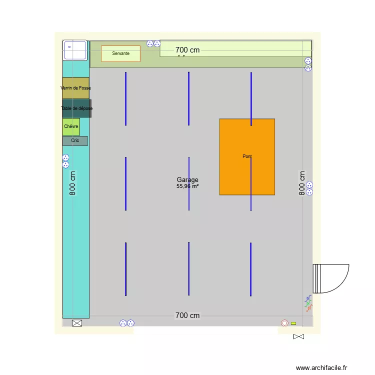 Implantation lumi&egrave;re MG 01 Septembre 2024. Plan de 