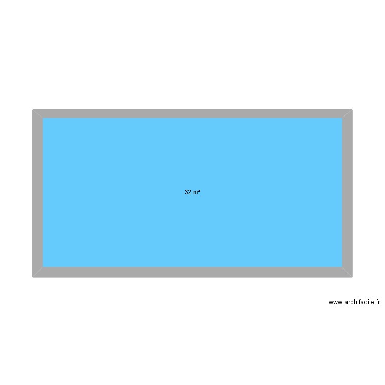 8 x 4  . Plan de 0 pièce et 0 m2