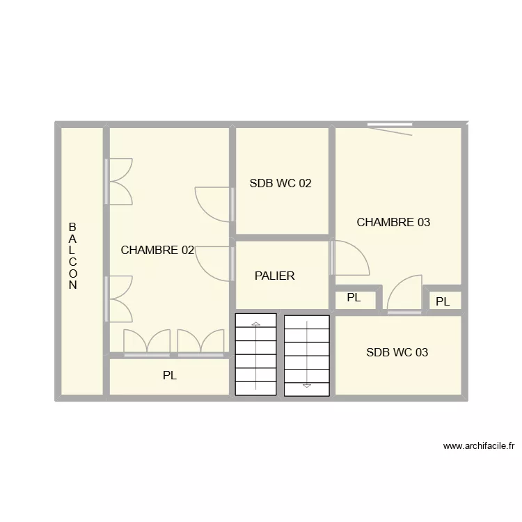 MODAIN ETAGE 01. Plan de 11 Pièces et 30 m²
