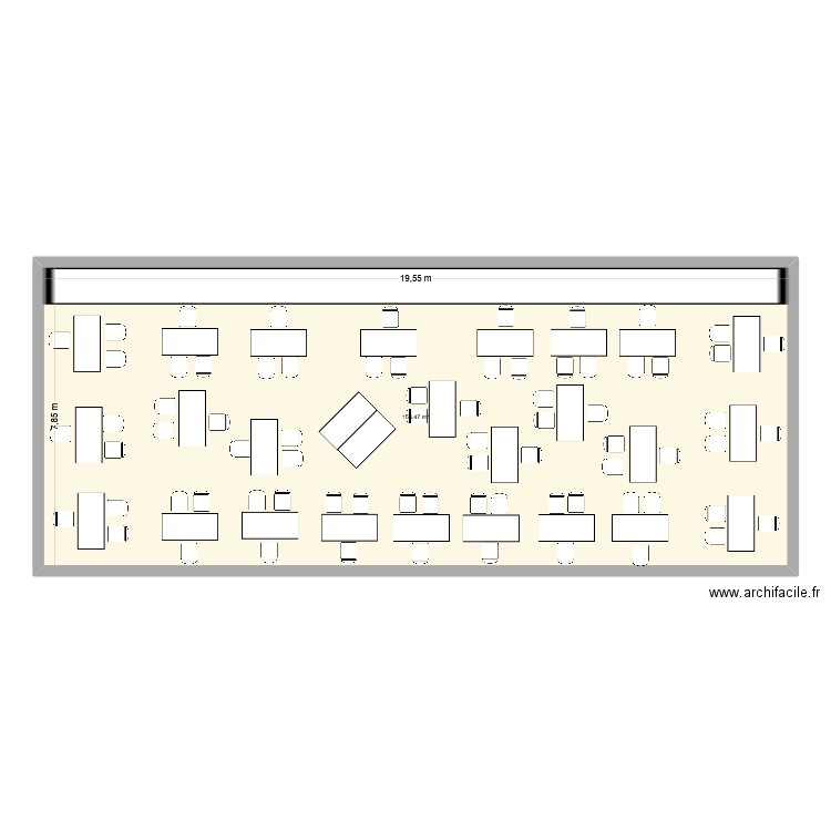 CHU PONTCHAILLOU. Plan de 1 pièce et 153 m2