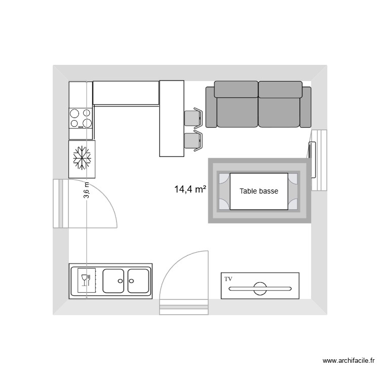cuisine. Plan de 0 pièce et 0 m2