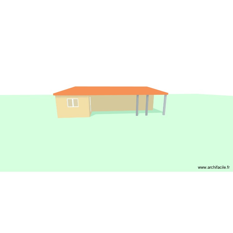 Carport v3. Plan de 0 pièce et 0 m2
