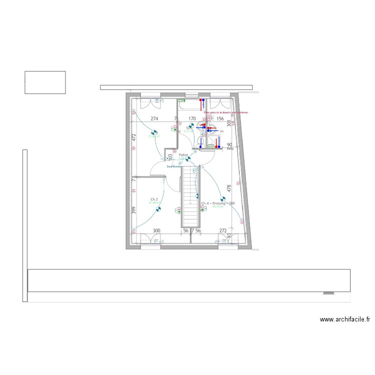 BIDI HYDRAULIQUE ETAGE. Plan de 0 pièce et 0 m2