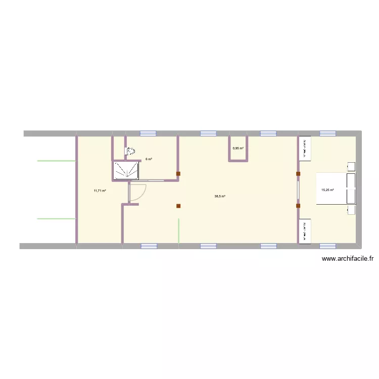 grenier version 1. Plan de 