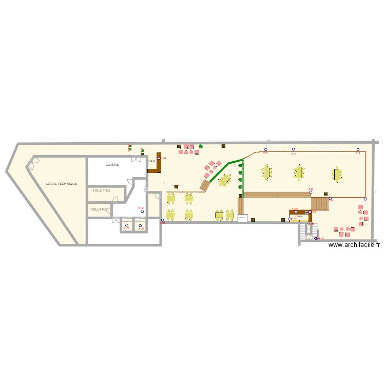 Plan Rooftop au 1er septembre. Plan de 0 pièce et 0 m2