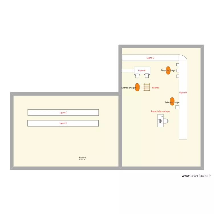 Plan Nata&iuml;s. Plan de 2  et 122 m²