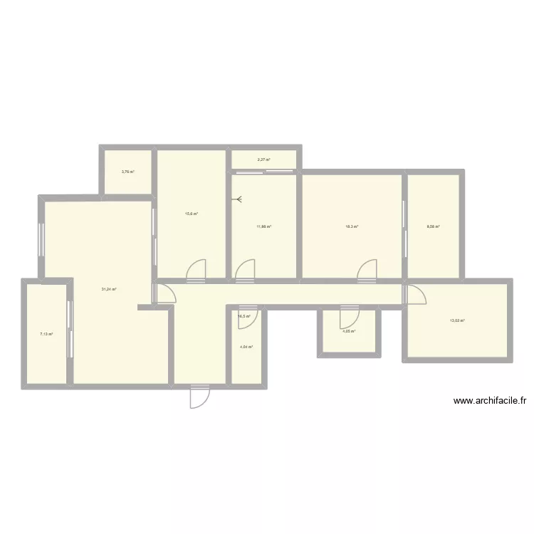 Ella. Plan de 12 Pièces et 137 m² Ella. Plan de 12 Pièces et 137 m²