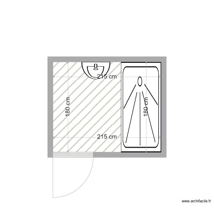 landon. Plan de 1  et 4 m²