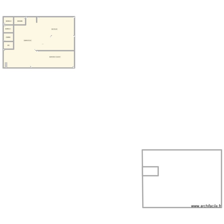 DISPATCHE. Plan de 6 pièces et 504 m2