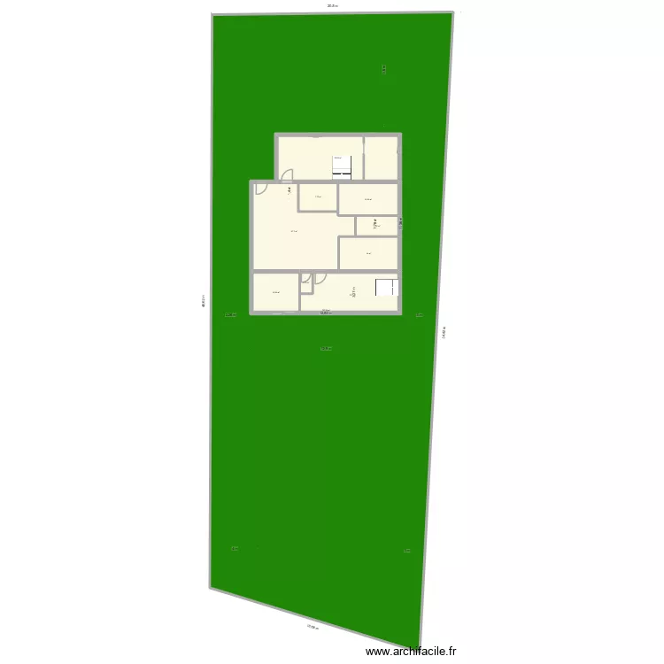 terrain plus maison. Plan de 10 et 1148 m² terrain plus maison. Plan de 10 et 1148 m²