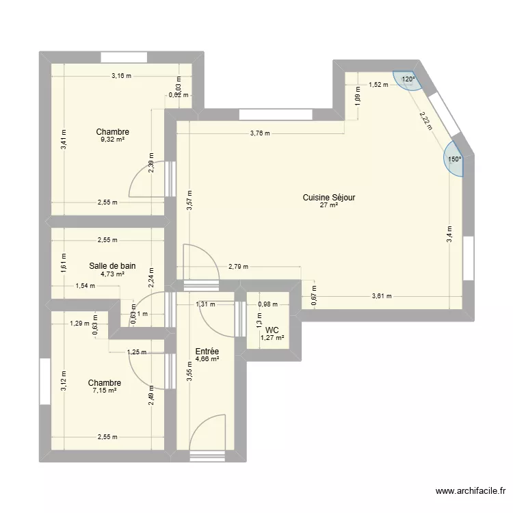 226 sambelino. Plan de 6 et 54 m² 226 sambelino. Plan de 6 et 54 m²
