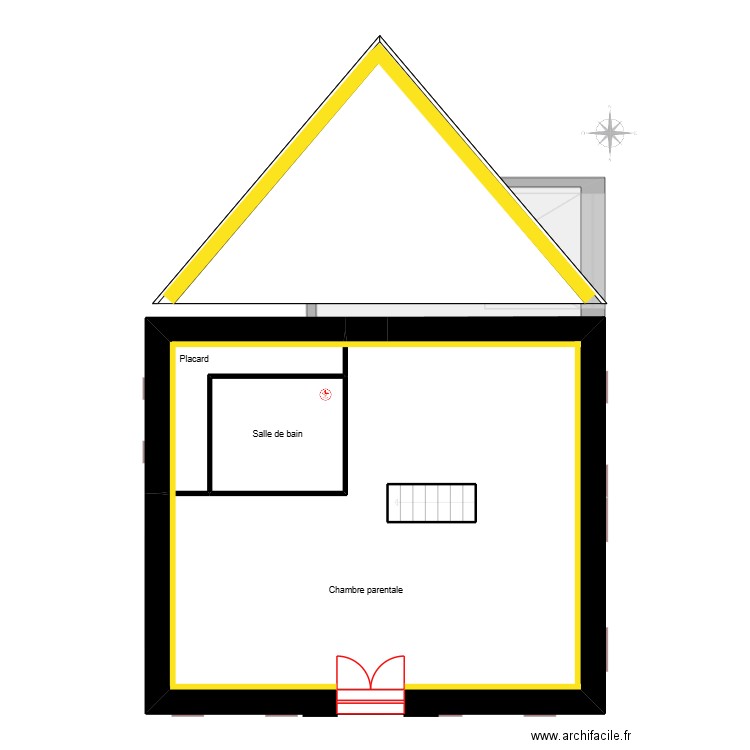 BEZANSON Après travaux. Plan de 13 pièces et 198 m2