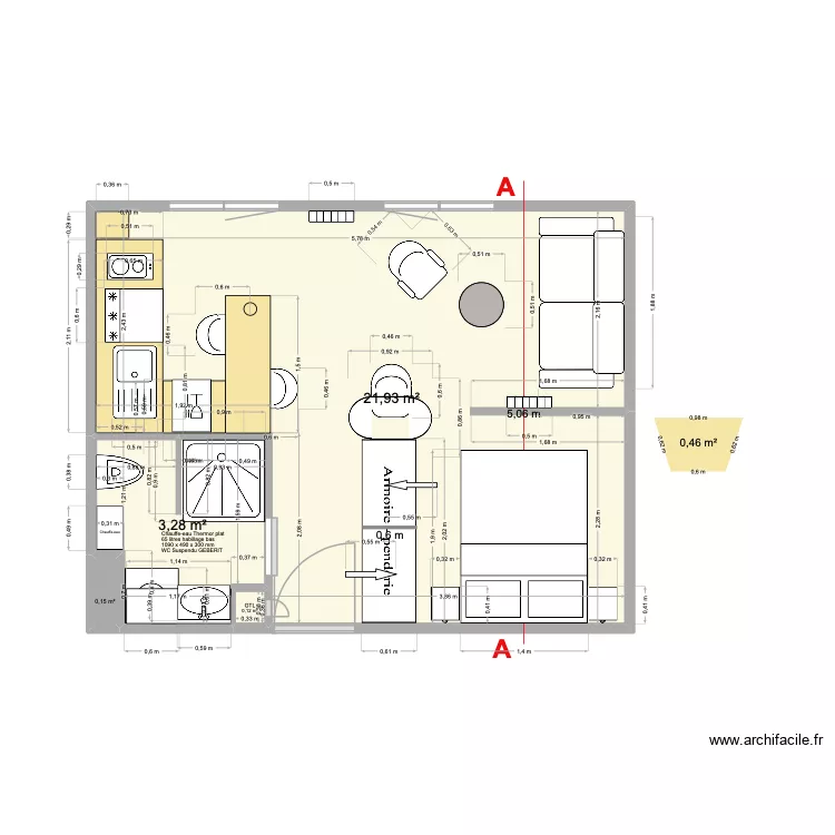 SDB Studio 7 PND V3. Plan de 
