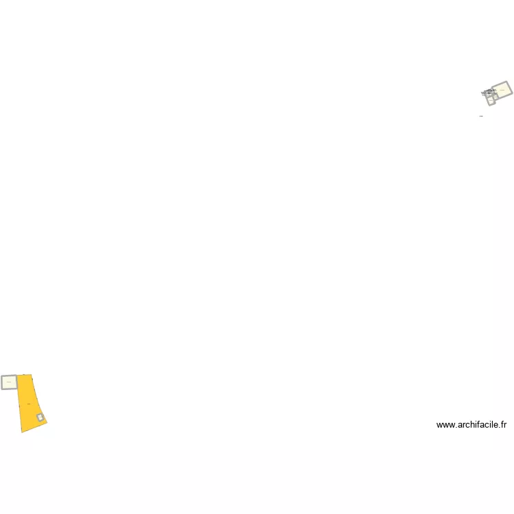 parcelle jardin. Plan de 