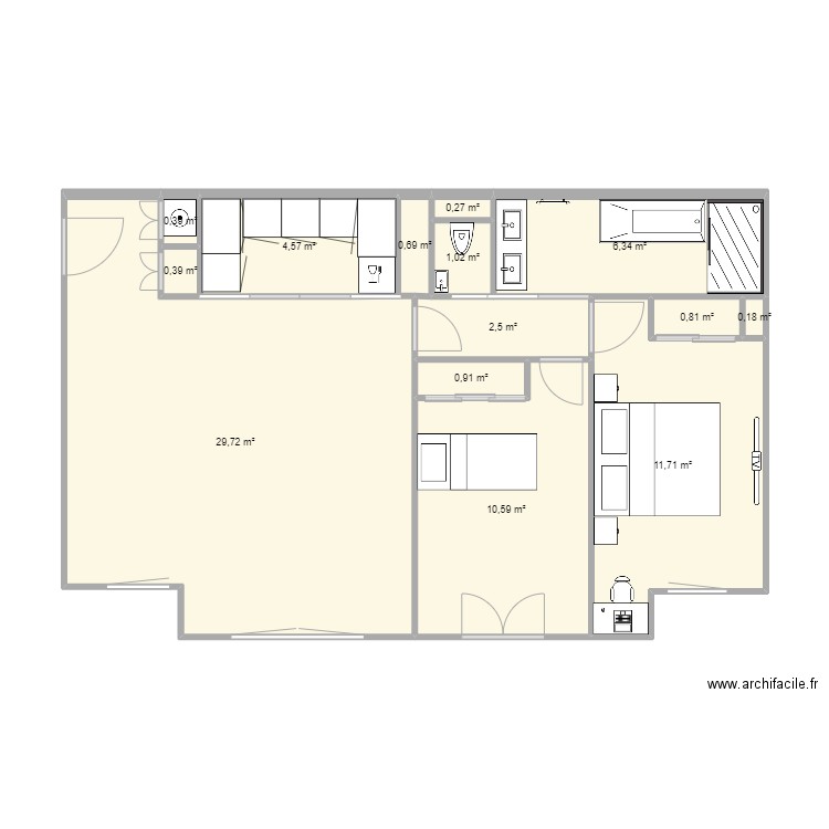 anna capri 1. Plan de 0 pièce et 0 m2
