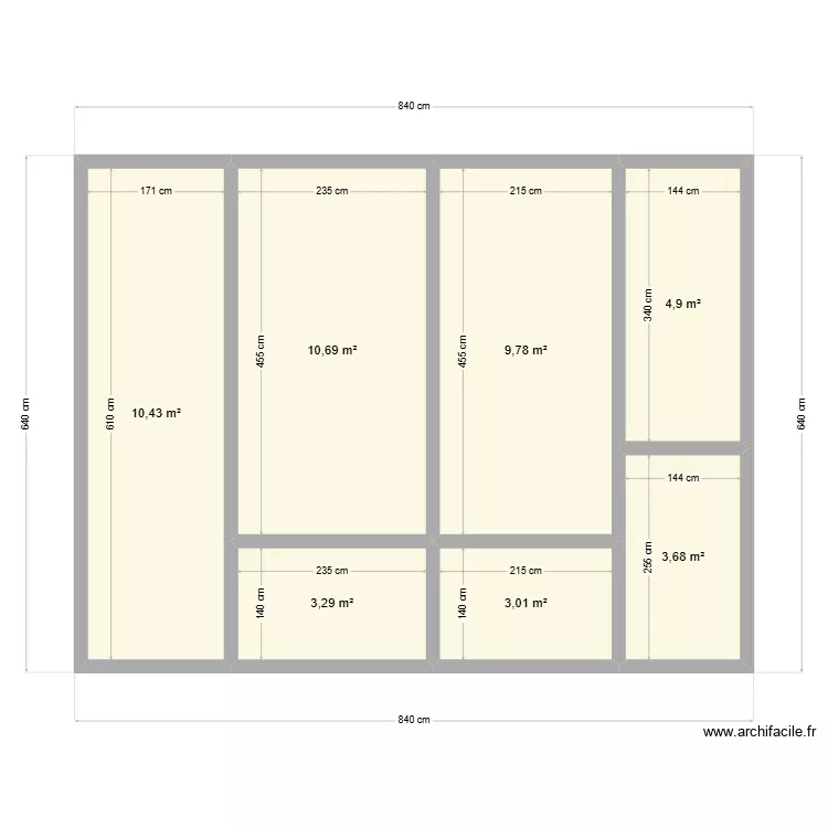 fondation. Plan de 