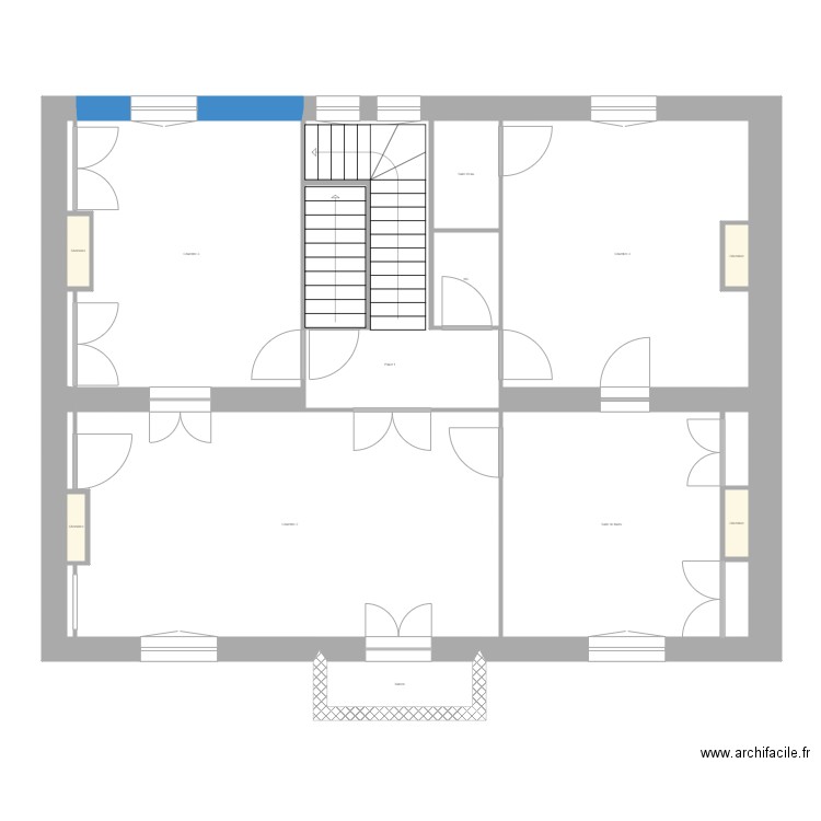 maison BALLIN R1. Plan de 19 pièces et 111 m2